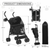 Foldable Pet Stroller for Small and Medium Pets